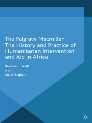 cover image of The History and Practice of Humanitarian Intervention and Aid in Africa